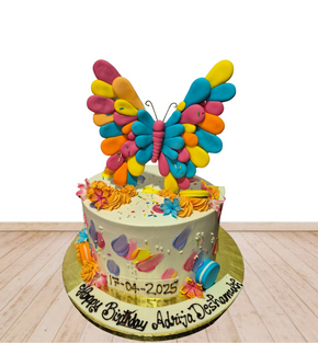 Butterfly Theme Cake