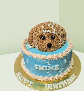 Cute Puppy Theme Cake