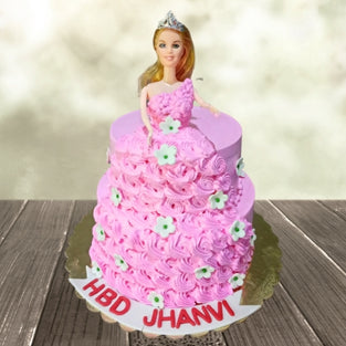 Doll Cake - Pink Princess Perfection