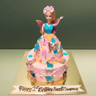 Doll Cake - Fairytale Barbie Bliss