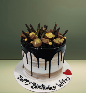 Chocolate Dripping Cake – Dark Desire Delight