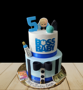 Boss Baby Theme - Boss Baby's Milestone Cake