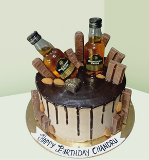 Bottle Theme - Bottles & Bites Cake