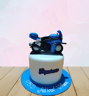 Bike Theme - Road Ruler Cake