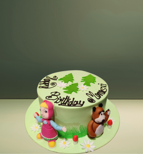Masha and The Bear Theme - Masha’s Nature Cake