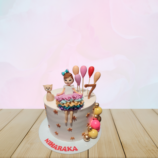 Cute Girl Theme - Girly Glam Cake