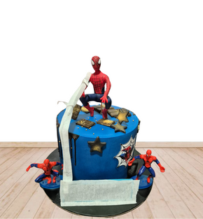 Spiderman Theme - Spidey’s Ultimate Fire Theme Cake