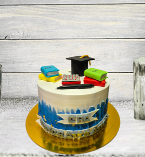Graduation Theme Cake