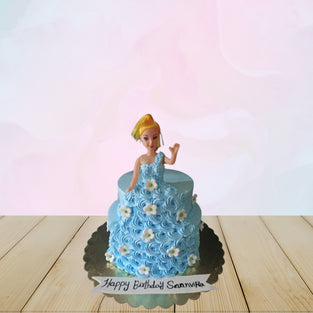 Doll Cake - Barbie's Royal Celebration